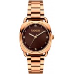BREEZE Musette Crystals Rose Gold Stainless Steel Bracelet 212071.6